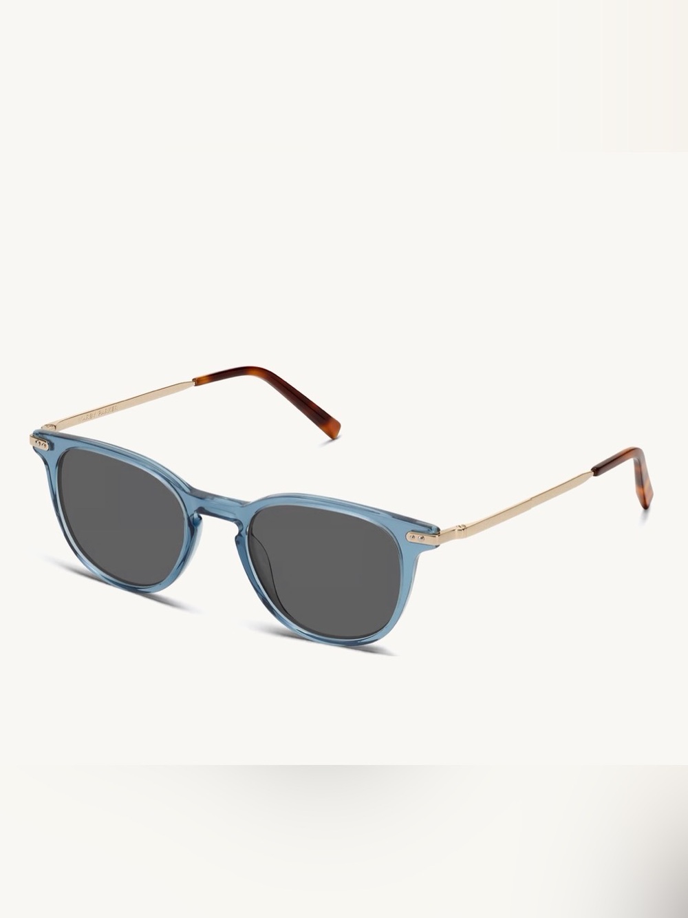Warby Parker Kian Laguna Crystal with Riesling Sunglasses — New with Case